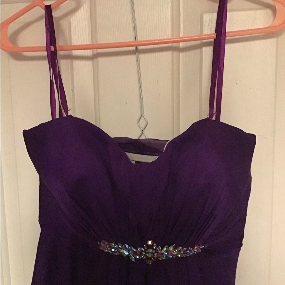 Formal Purple Short Dress